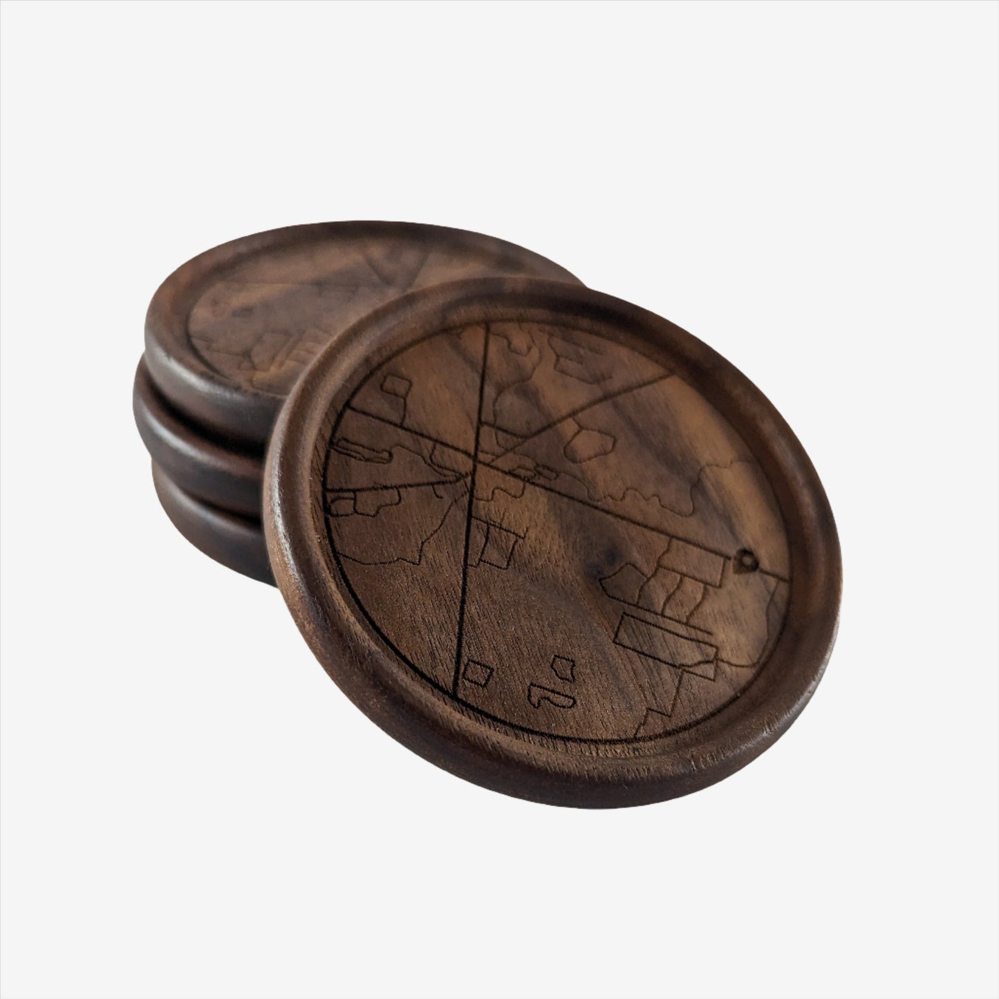 Walnut Costers