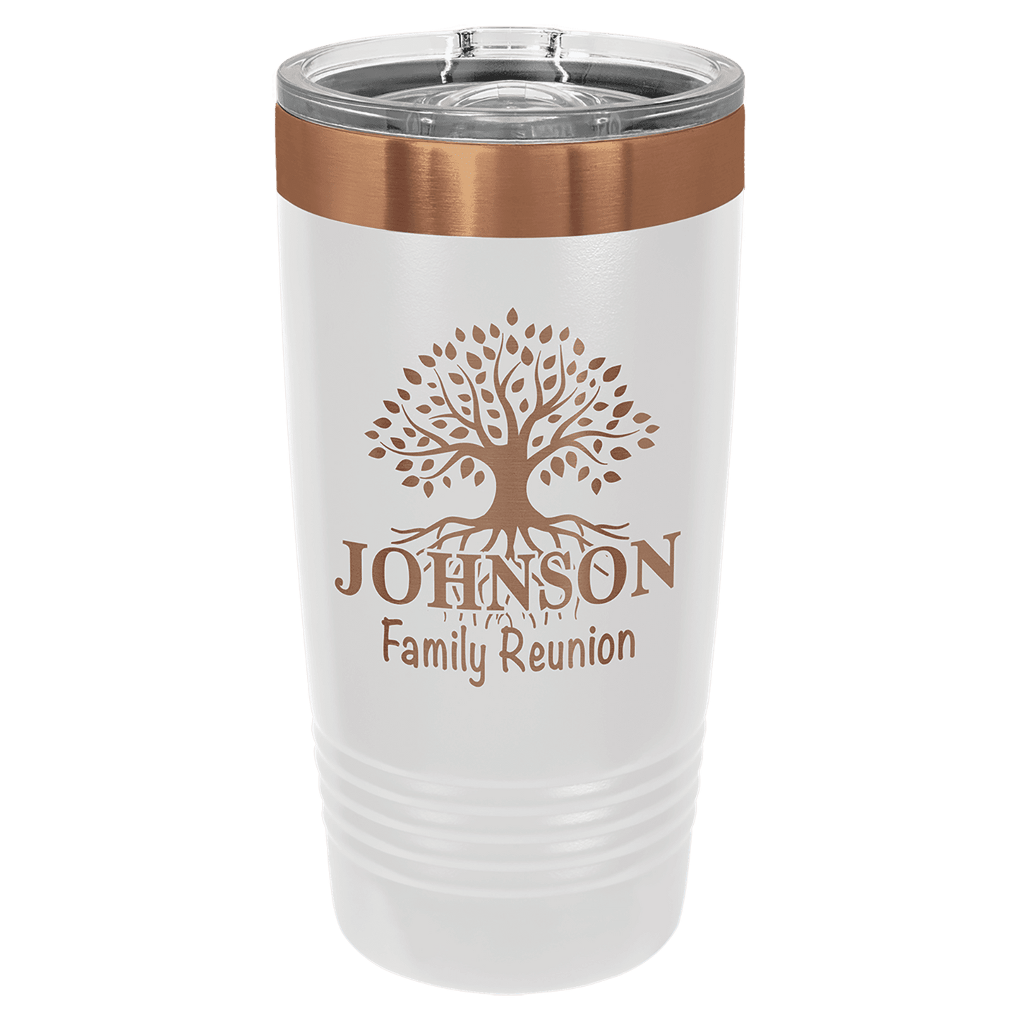 ION-Plated 20 oz. Ringneck Tumbler (Rose Gold)